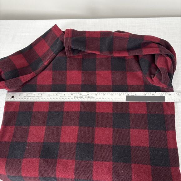 Denim & Co Buffalo Plaid Fleece S - Picture 10 of 12